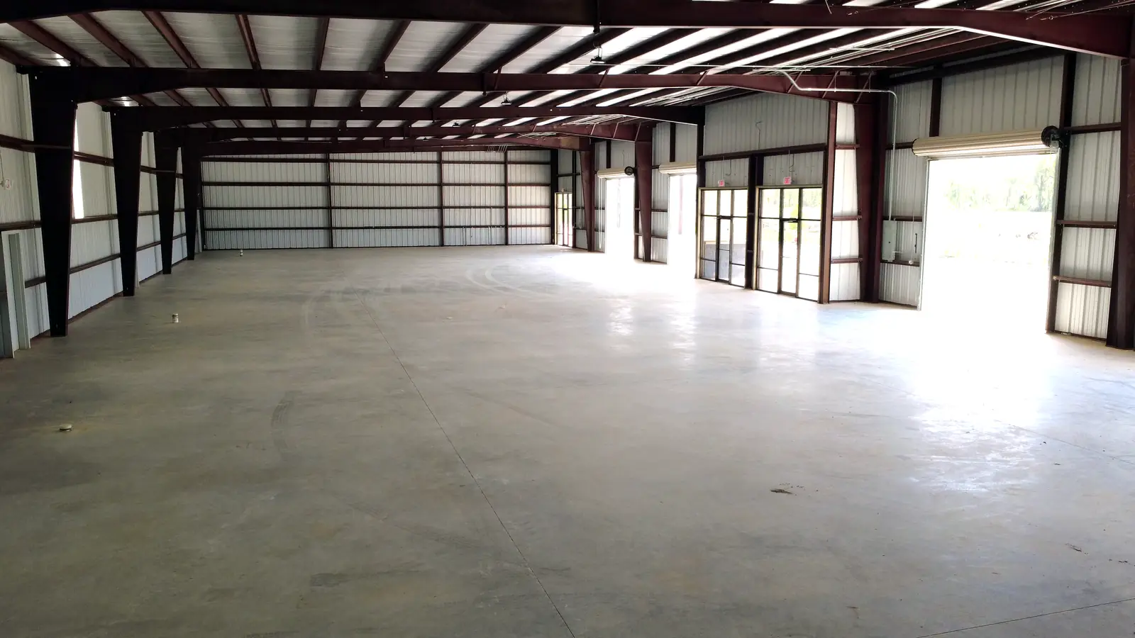 Open interior of a space at Highline before build-out