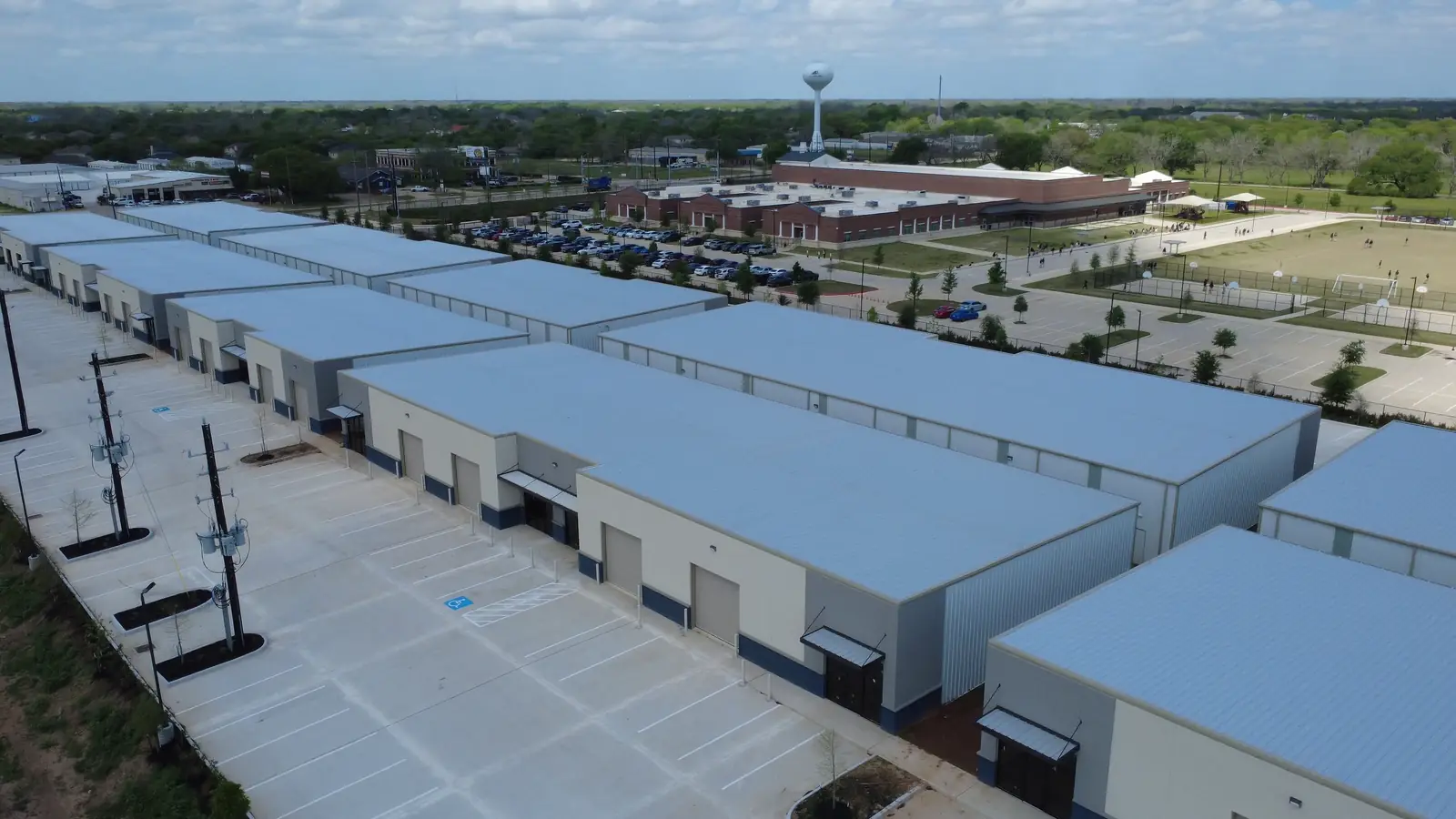 Roof line and lot by day